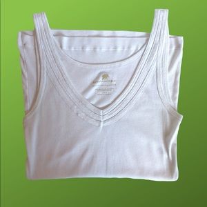 Banana Republic Women’s Tank V-Neck White Size S